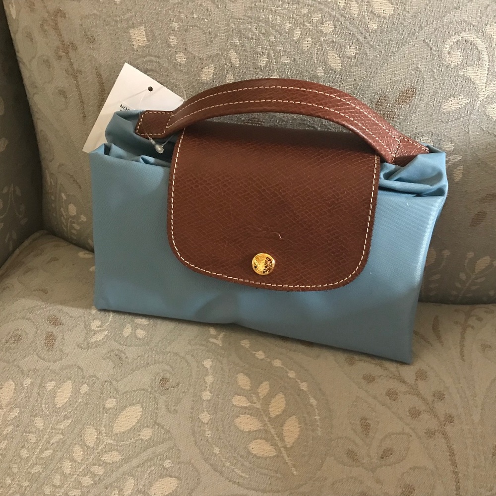 NWT Longchamp Briefcase Bag/Blue